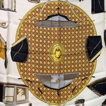 #8233 HERMES 90cm Silk Scarf