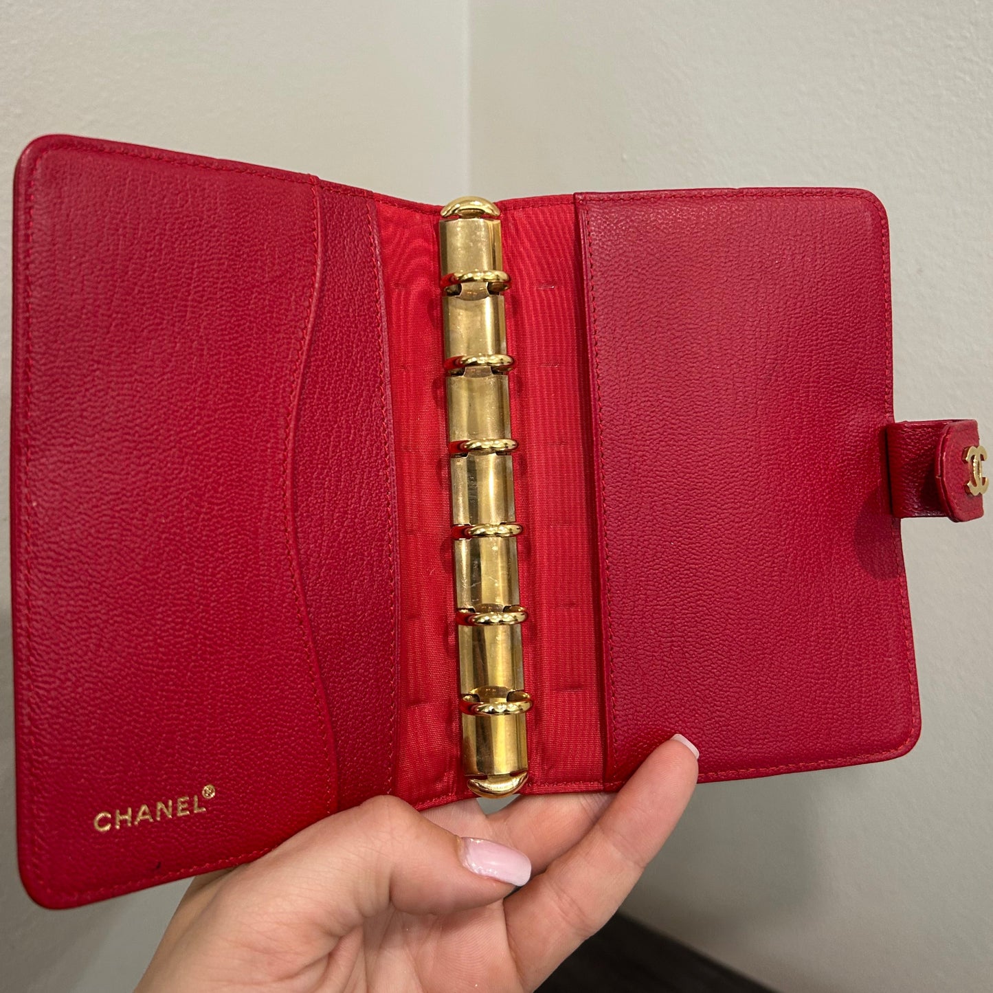 #402 CHANEL Red Agenda