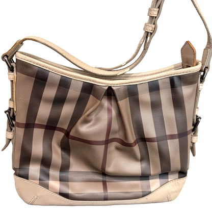 1215-02 BURBERRY Smoked Trench Coated Canvas Hartham Crossbody