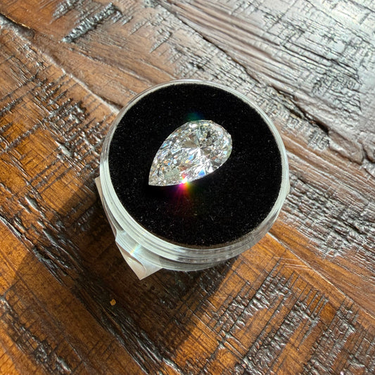 #1104 4.48ct Pear Brilliant Lab Diamond