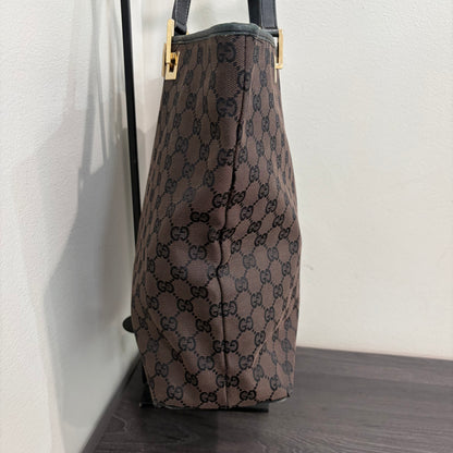 #3207 GUCCI Brown Canvas Tote