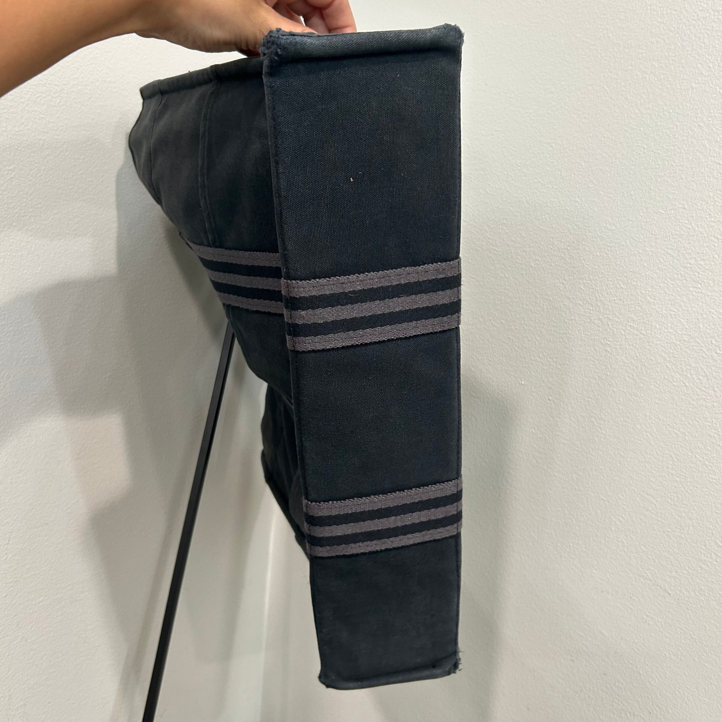 1016 HERMÈS Toile Fourre-Tout MM Tote Grey