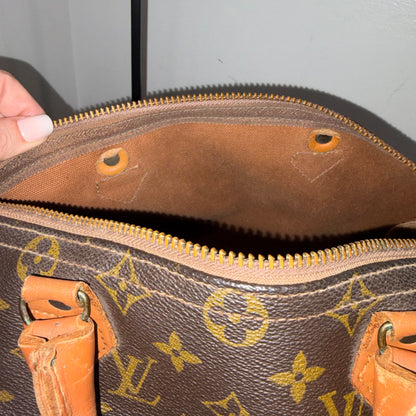 8896 LOUIS VUITTON Rare Vintage Monogram Speedy 30