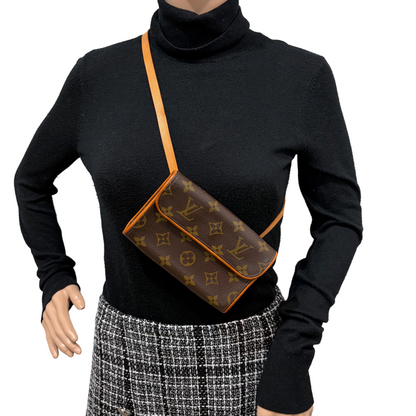 #9119 LOUIS VUITTON Florentine with Original Vachetta Leather Strap