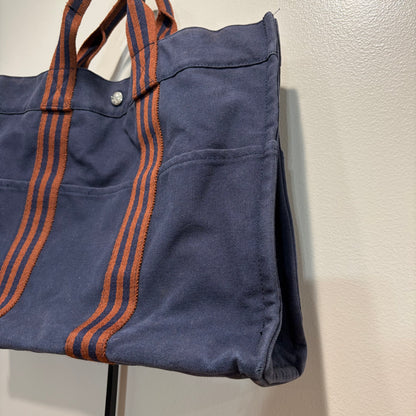 #101 HERMES Blue/Orange Tote
