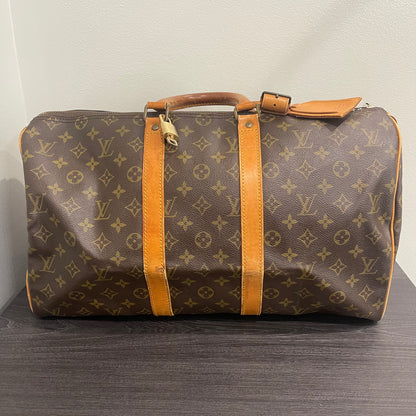 SOLD! Louis Vuitton Monogram Keepall 45 with Lock & Key