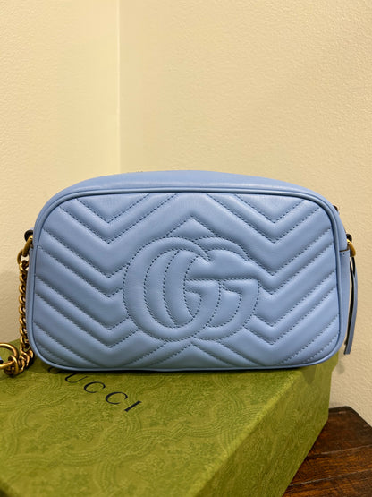 NEW GUCCI GG MARMONT SMALL SHOULDER BAG