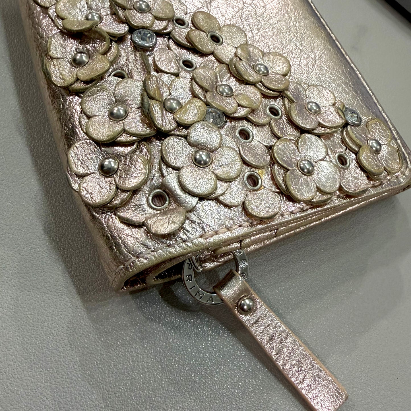 8825 ANTEPRIMA Rose Gold Metallic Wallet