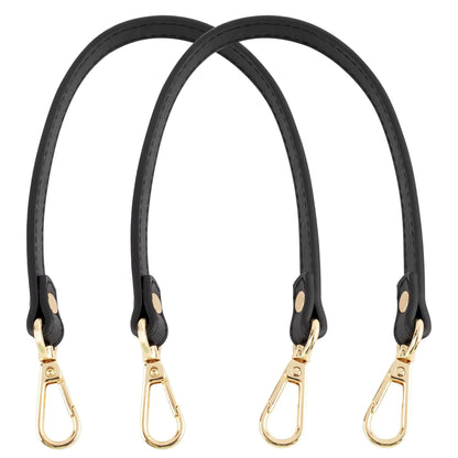 NEW Set of 2 Black Polyurethane Leather Shoulder Straps