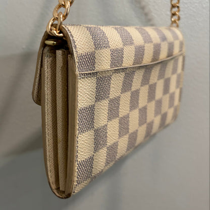 BF-02 LOUIS VUITTON Damier Azur Wallet