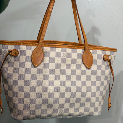 #8239 LOUIS VUITTON Damier Azur Neverfull PM