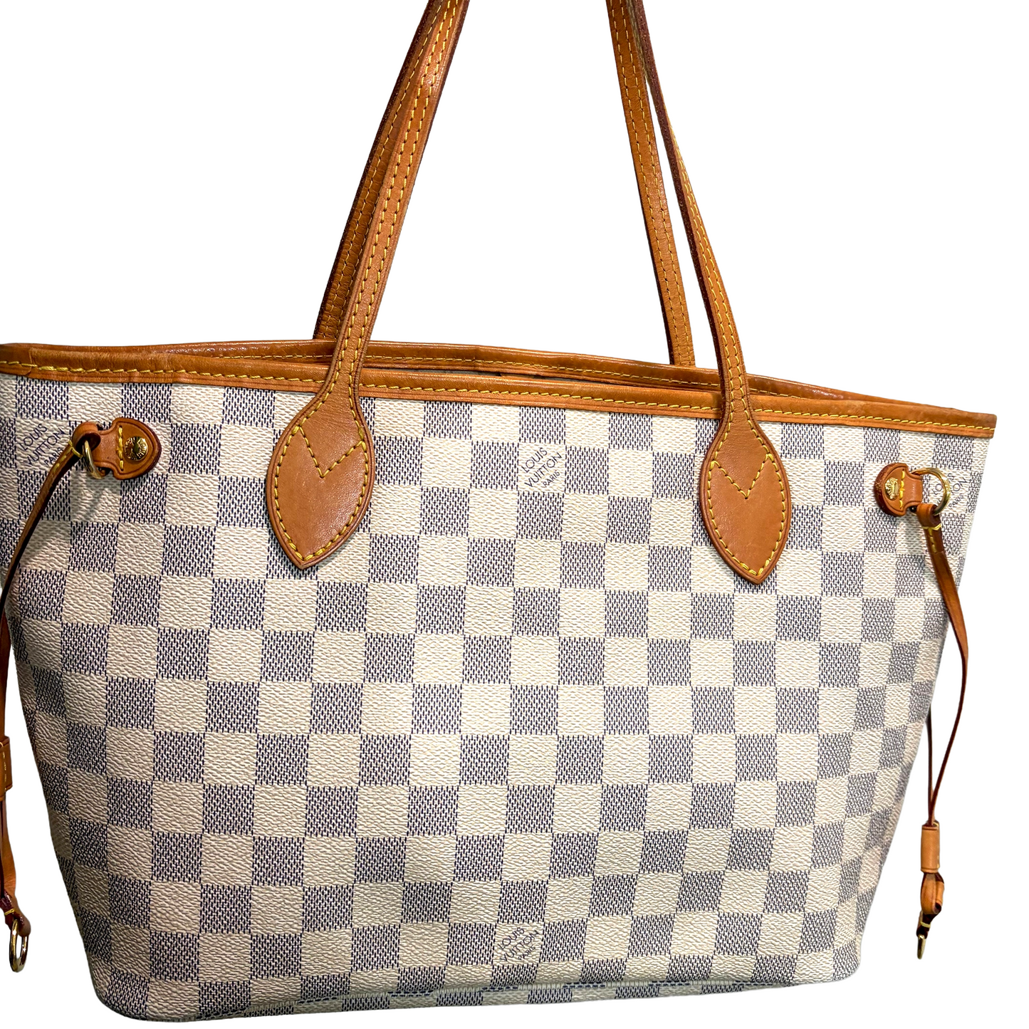 #8239 LOUIS VUITTON Damier Azur Neverfull PM