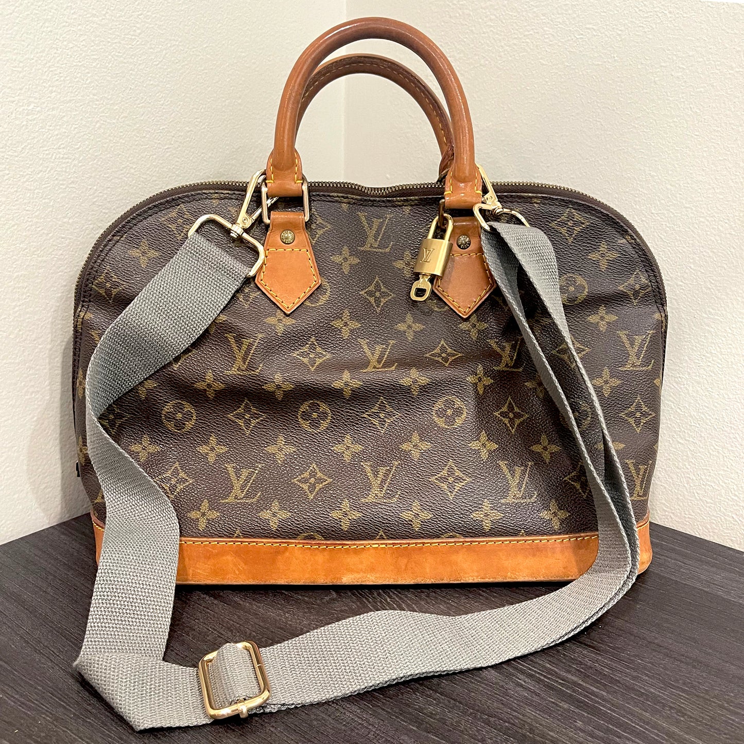 SOLD! Louis Vuitton Monogram Alma with Lock & Key