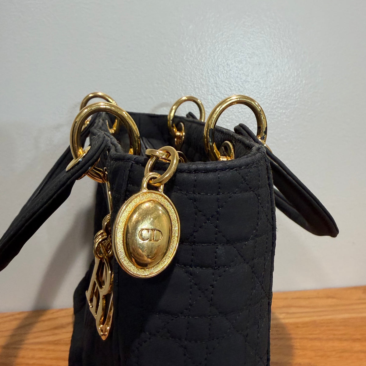 #112 CHRISTIAN DIOR Lady Black Cannage