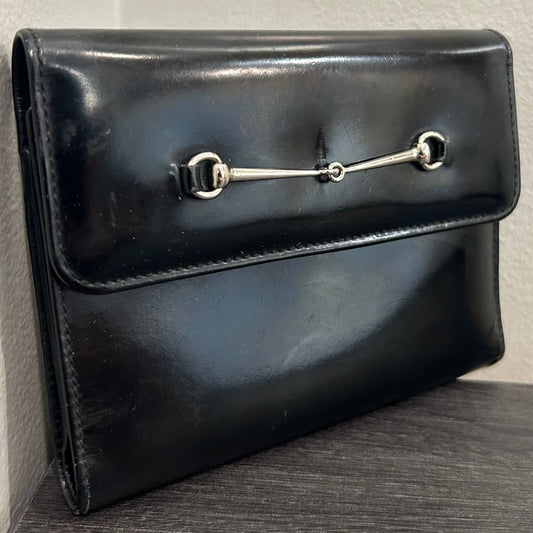 CLEARANCE #199 GUCCI Patent Wallet
