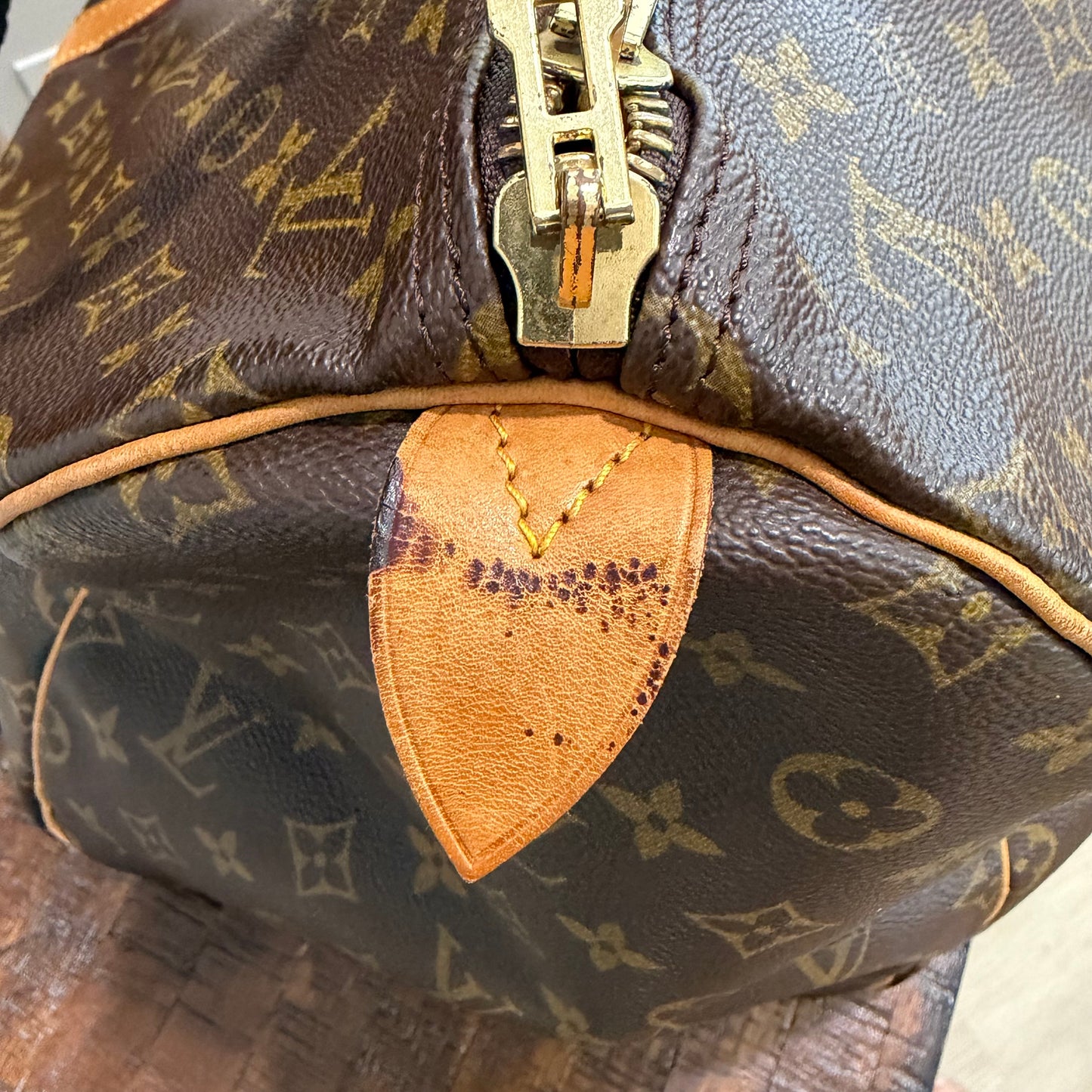 #1113 LOUIS VUITTON Monogram Keepall 55 Duffle