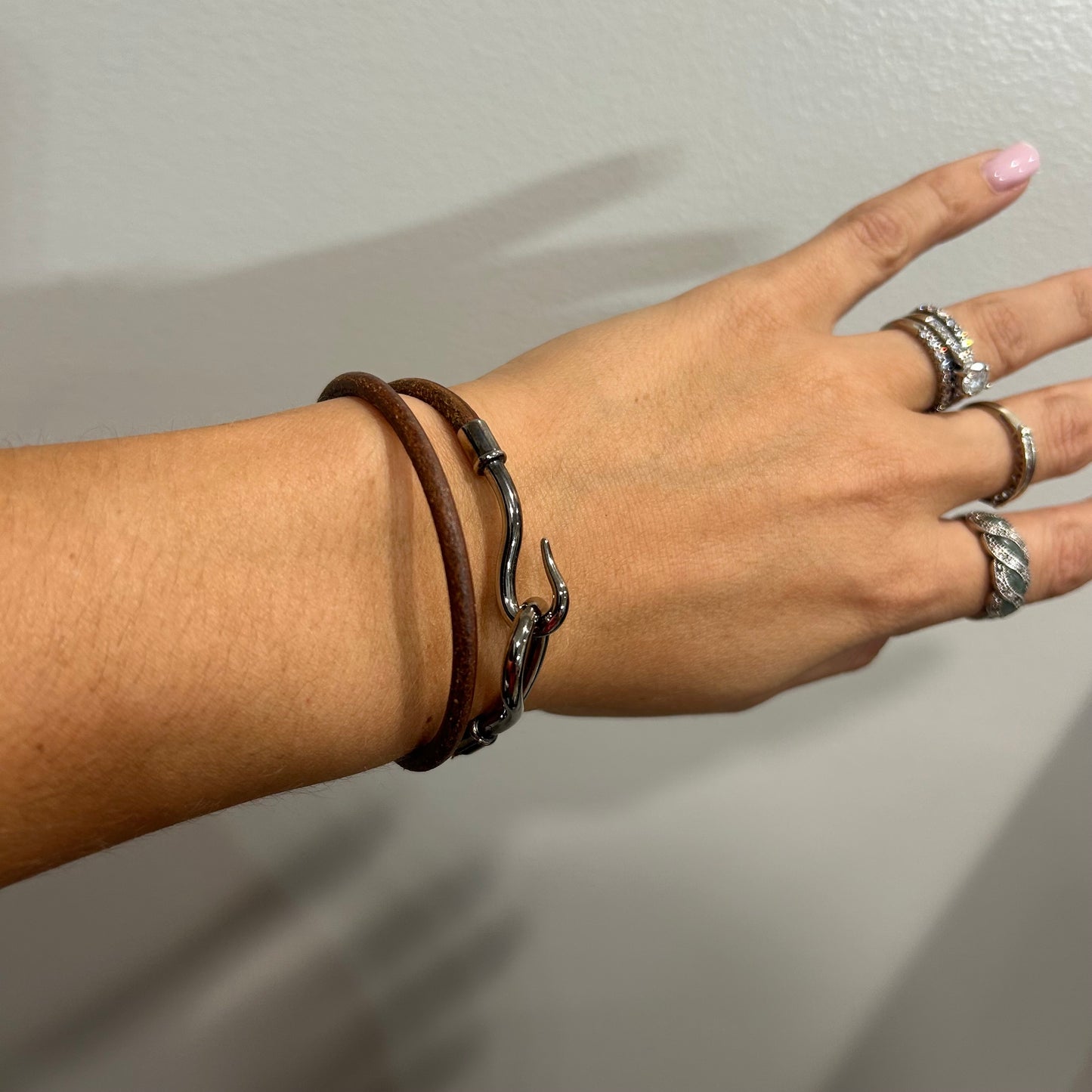 1032 HERMÈS Double Hook Wrap Bracelet MSRP $435