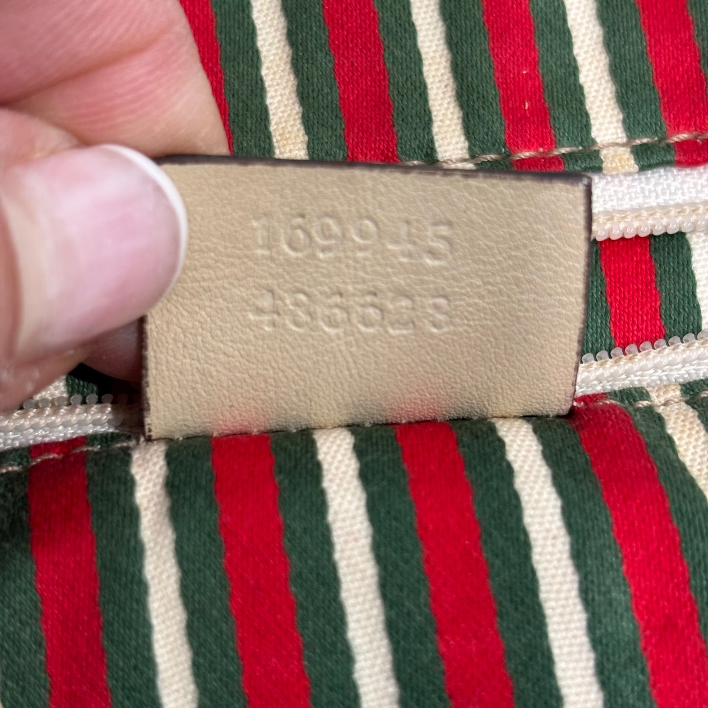 8879 GUCCI Brown Canvas Tote