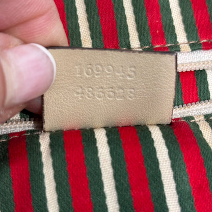 8879 GUCCI Brown Canvas Tote