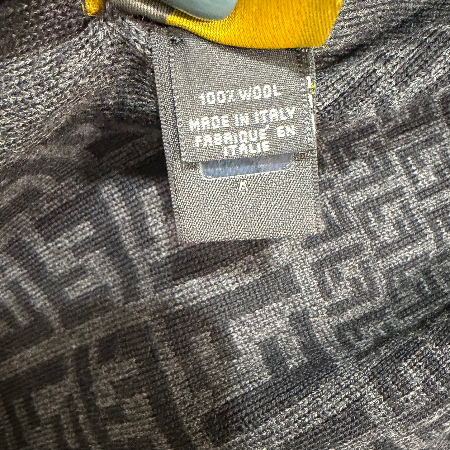 8834 FENDI Black Scarf