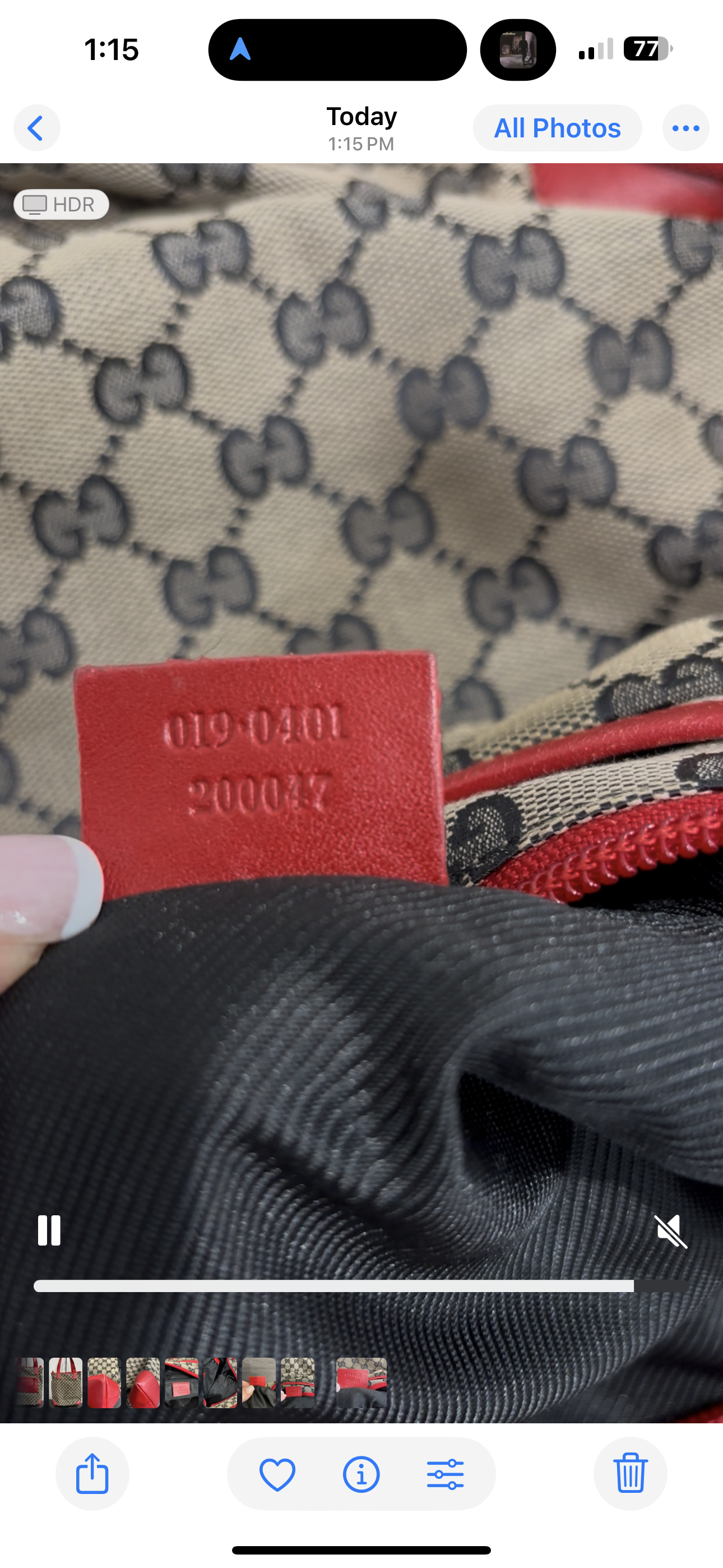 1103 GUCCI Tote