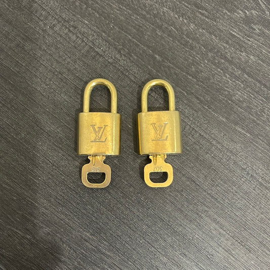 SOLD! Set of 2 Louis Vuitton Lock & Key