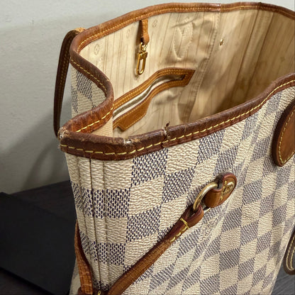 BF-11 LOUIS VUITTON Damier Azur Neverfull MM