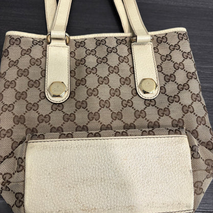 8873 GUCCI GG Canvas Charmy Tote