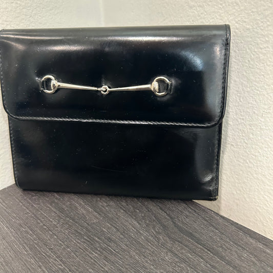 CLEARANCE #199 GUCCI Patent Wallet