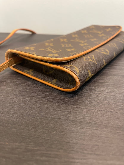 SOLD! Louis Vuitton Monogram Pochette Twin GM