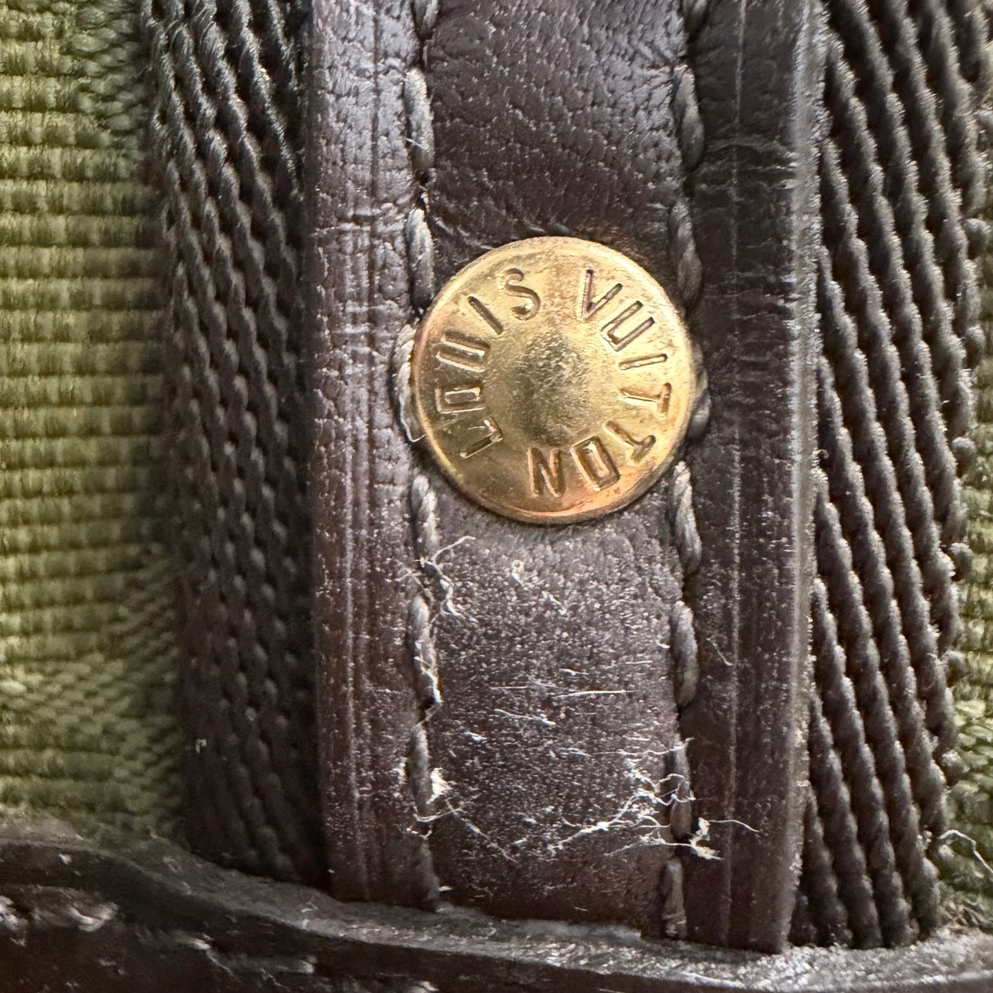 8847 LOUIS VUITTON Green MiniLin Josephine