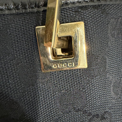 8861 GUCCI Black Canvas Eclipse Tote