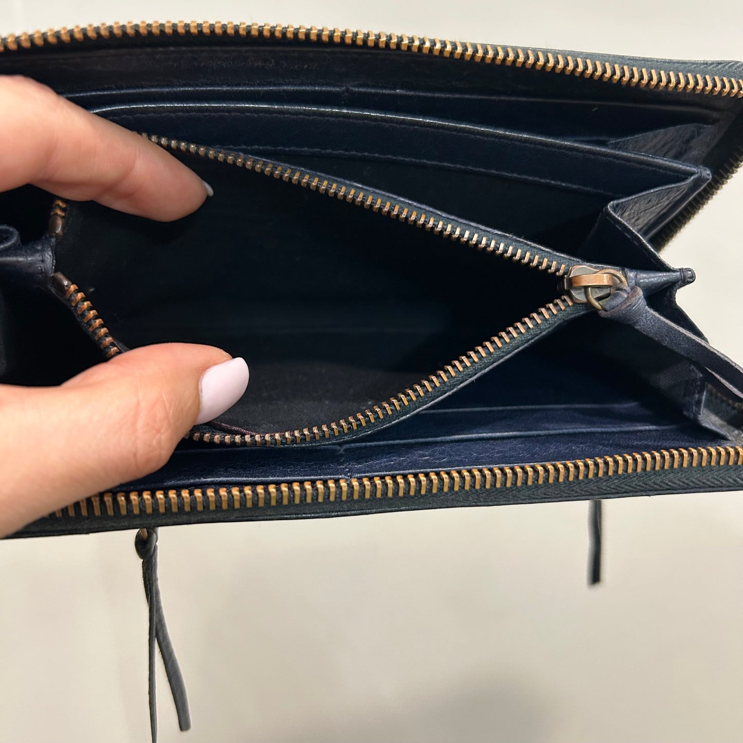 SOLD! Balenciaga City Zip Wallet