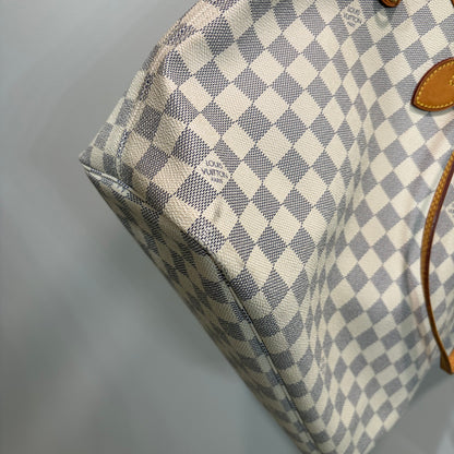 LOUIS VUITTON Damier Azur Neverfull MM