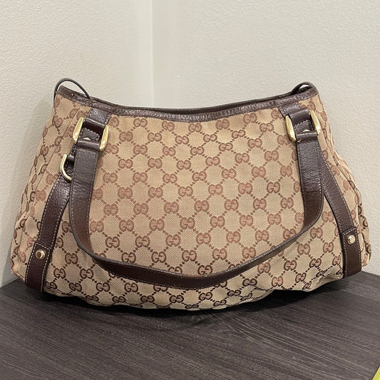 SOLD! Gucci GG Canvas Tote