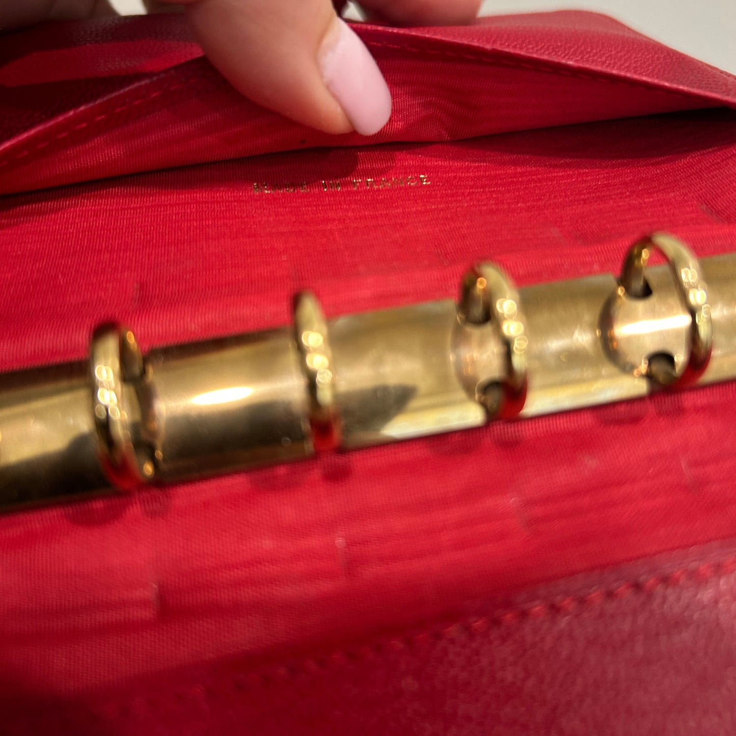 #402 CHANEL Red Agenda