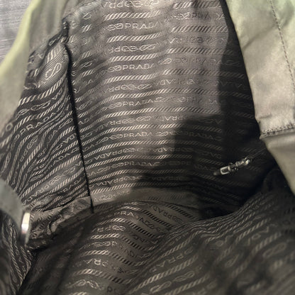 8891 PRADA Green Tessuto Tote