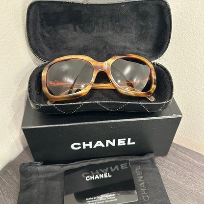 SOLD! CHANEL Sunglasses with Case (Full Inclusion)