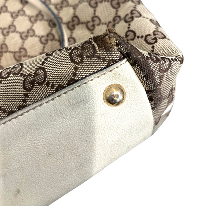 8879 GUCCI Brown Canvas Tote