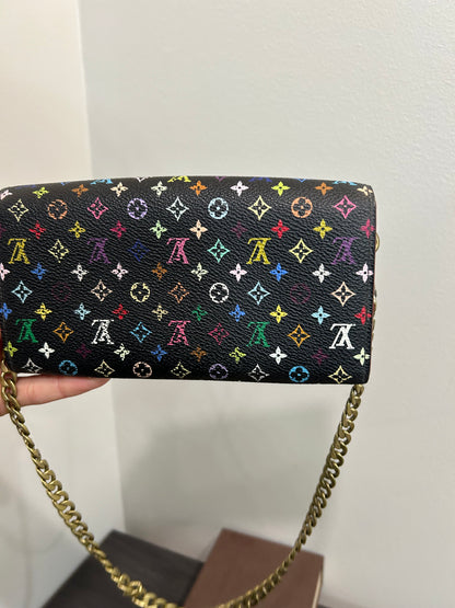 SOLD! Louis Vuitton Multicolor Wallet on Chain