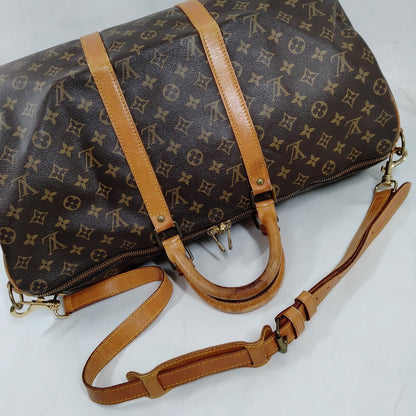 #726 LOUIS VUITTON Monogram Keepall 50 Bandouliere