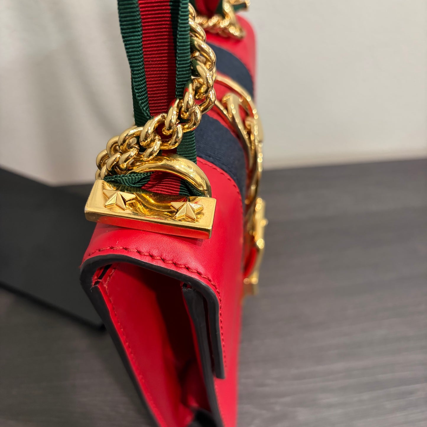 #8205 GUCCI Mini Red Sylvie