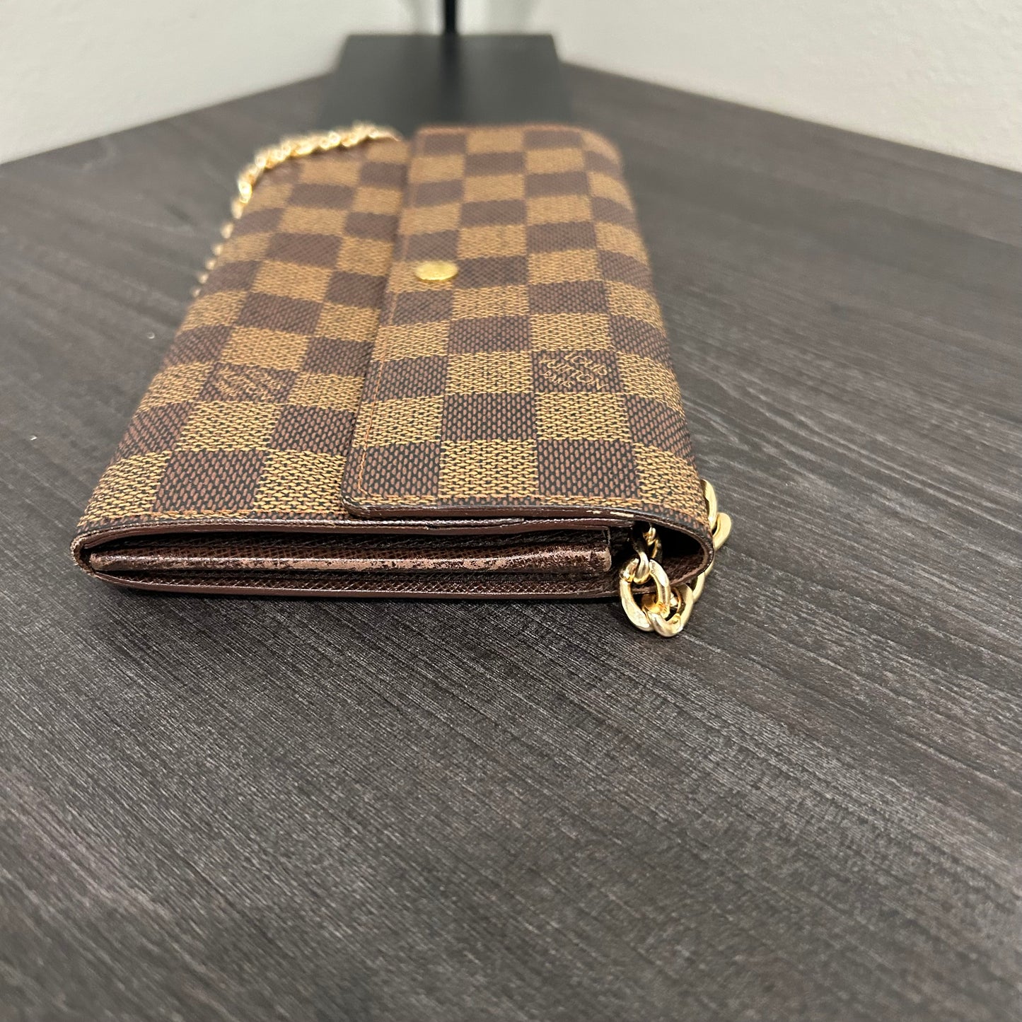 1011 LOUIS VUITTON Damier Ebene Long Wallet