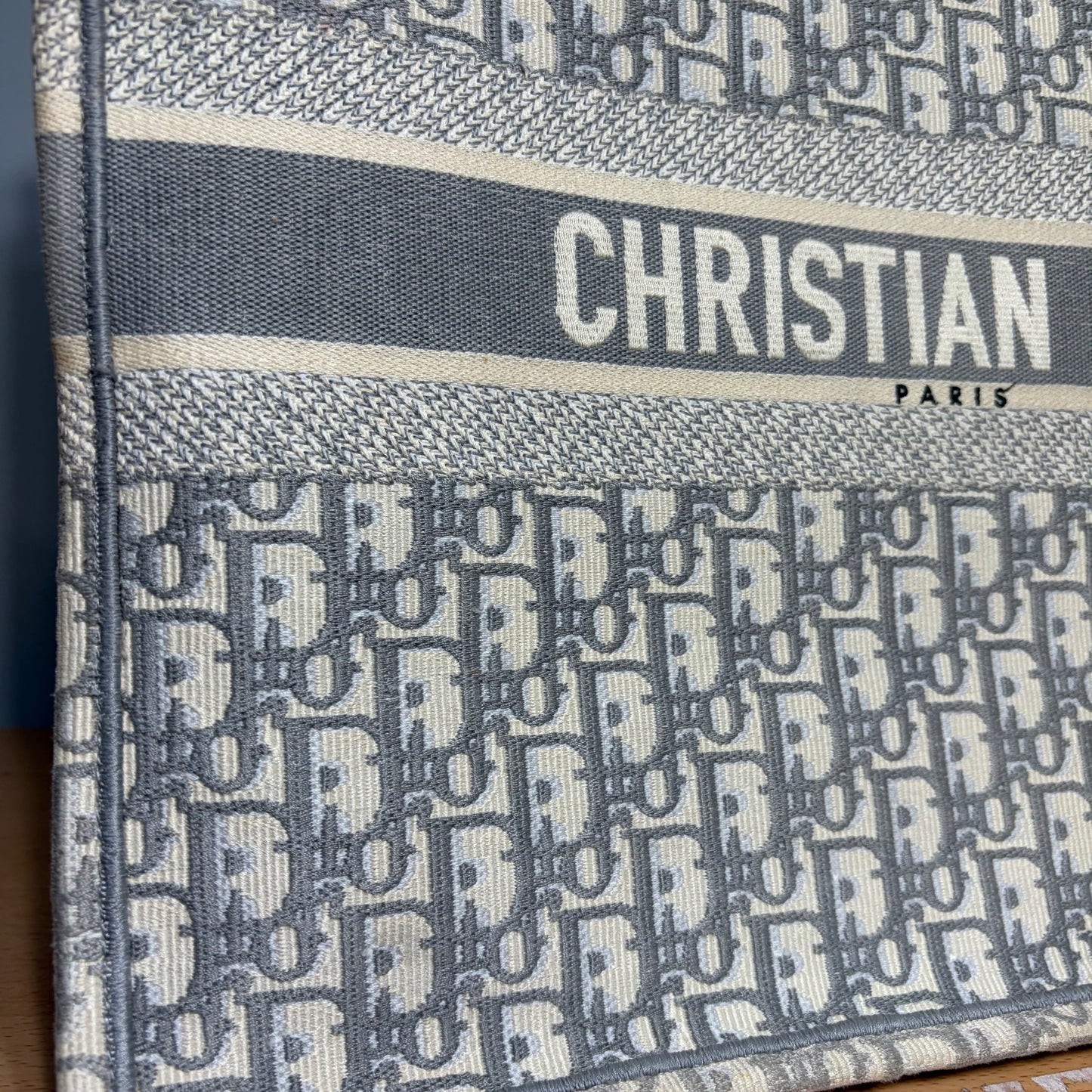 #1177 CHRISTIAN DIOR LARGE BOOK TOTE