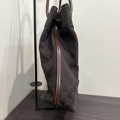 #8274 GUCCI Brown GG Shoulder Bag