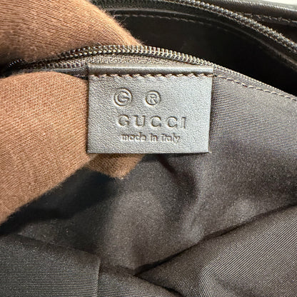 #9113 GUCCI Brown Canvas Eclipse Tote