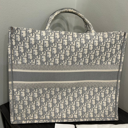 CLEARANCE #110 CHRISTIAN DIOR Large Book Tote w/ Dust Bag