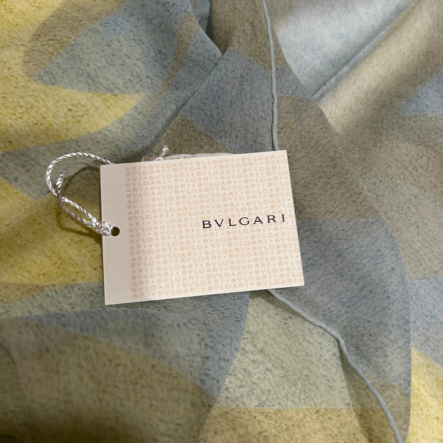 NEW Bulgari Silk Scarf