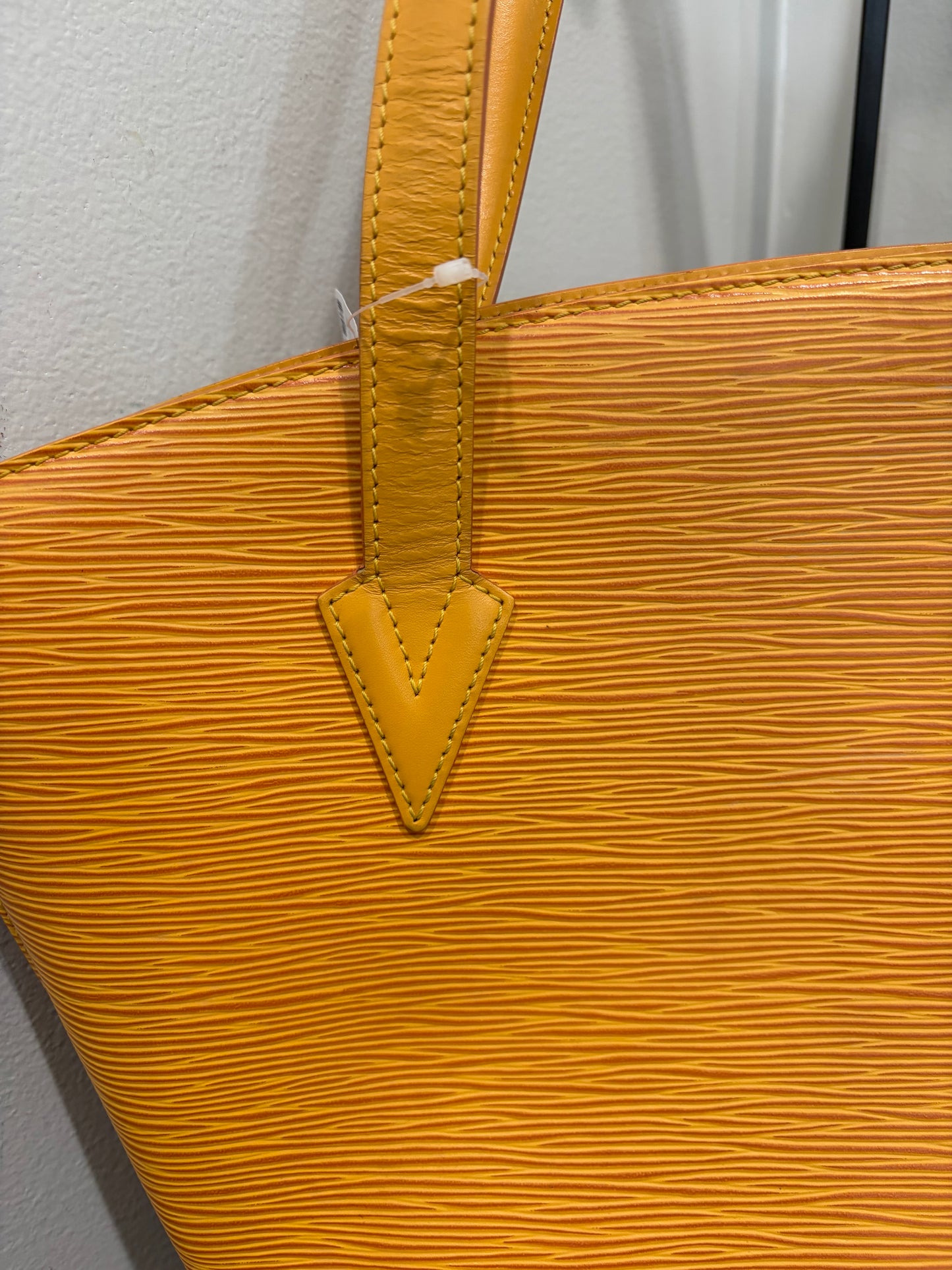 #8212 LOUIS VUITTON Yellow Epi Saint Jacques GM