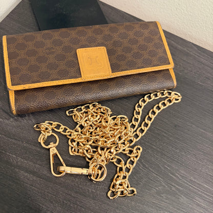 #1704 CELINE Macadam Long Wallet